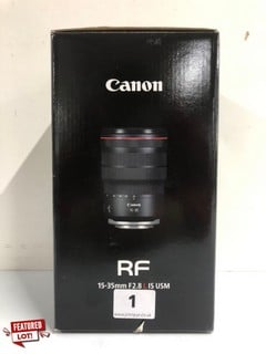 CANON RF 15-35MM F2.8 L IS USM CAMERA LENS - RRP.£1,647