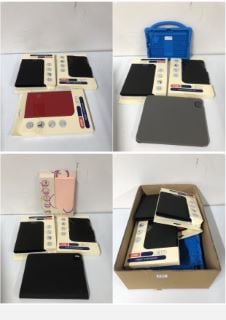 BOX OF TABLET CASES