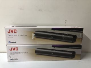 2 X JVC COMPACT SOUNDBARS MODEL: TH-D227BA