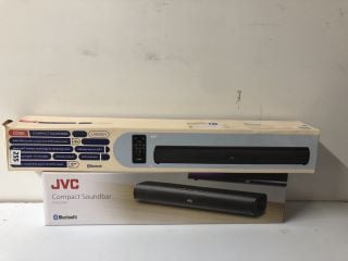 2 X SOUNDBARS INC. JVC COMPACT SOUNDBARS MODEL: TH-D227BA