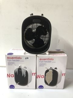 3 X CE FAN HEATERS MODEL: C20FHW20