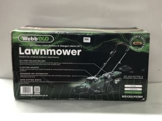 WEBB ECO CORDLESS 20V ROTARY LAWNMOWER