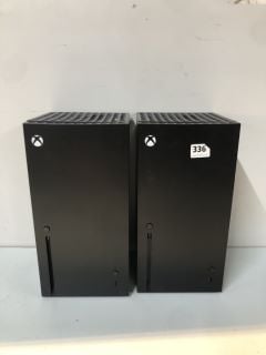 2 X XBOX SERIES X REPLICA DESK FRIDGE THERMOELECTRIC COOLER