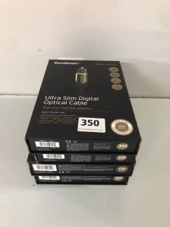 4 X ITEMS TO INC SANDSTROM ULTRA SLIM DIGITAL OPTICAL CABLE