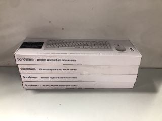 4 X SANDSTROM WIRELESS KEYBOARD & MOUSE COMBO