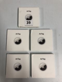 5 X APPLE AIR TAGS MODEL: A2187 (SEALED)