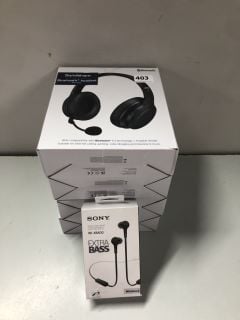 5 X ITEMS TO INC SANDSTROM BLUETOOTH HEADSETS