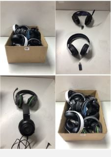 BOX OF HEADSETS TO INC PLAYSTATION PULSE 3D HEADSET