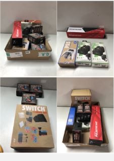 BOX OF ITEMS TO INC VENOM NINTENDO SWITCH RACING WHEEL