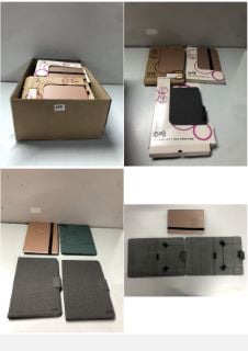 BOX OF VARIOUS TABLE CASES