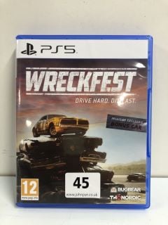 PLAYSTATION 5 WRECKFEST CONSOLE GAME