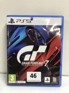 PLAYSTATION GRAN TURISMO 7 CONSOLE GAME