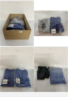 BOX OF PREMIUM DESIGNER CLOTHING IN VARIOUS SIZES AND DESIGNS