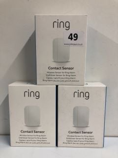 3 X RING WIRELESS SENSOR RING ALARMS (SEALED)