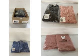 BOX OF PREMIUM DESIGNER CLOTHING IN VARIOUS SIZES AND DESIGNS