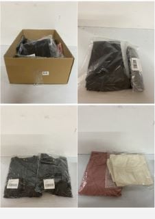 BOX OF PREMIUM DESIGNER CLOTHING IN VARIOUS SIZES AND DESIGNS