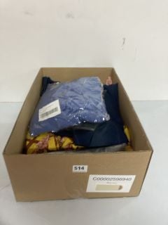 BOX OF PREMIUM DESIGNER CLOTHING IN VARIOUS SIZES AND DESIGNS