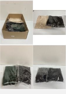 BOX OF PREMIUM DESIGNER CLOTHING IN VARIOUS SIZES AND DESIGNS