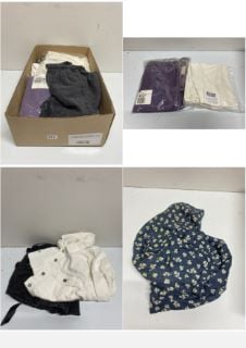 BOX OF PREMIUM DESIGNER CLOTHING IN VARIOUS SIZES AND DESIGNS