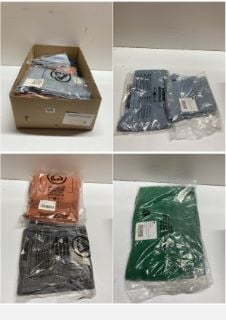 BOX OF PREMIUM DESIGNER CLOTHING IN VARIOUS SIZES AND DESIGNS