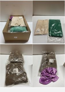 BOX OF PREMIUM DESIGNER CLOTHING IN VARIOUS SIZES AND DESIGNS