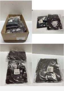 BOX OF PREMIUM DESIGNER CLOTHING IN VARIOUS SIZES AND DESIGNS