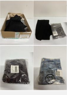 BOX OF PREMIUM DESIGNER CLOTHING IN VARIOUS SIZES AND DESIGNS