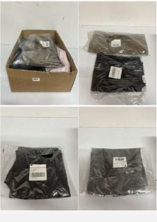 BOX OF PREMIUM DESIGNER CLOTHING IN VARIOUS SIZES AND DESIGNS