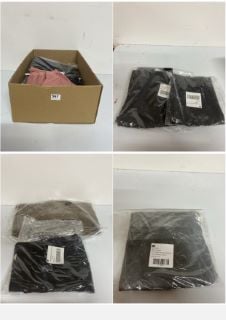 BOX OF PREMIUM DESIGNER CLOTHING IN VARIOUS SIZES AND DESIGNS