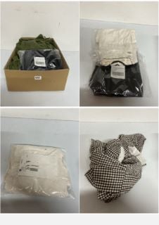 BOX OF PREMIUM DESIGNER CLOTHING IN VARIOUS SIZES AND DESIGNS