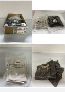 BOX OF PREMIUM DESIGNER CLOTHING IN VARIOUS SIZES AND DESIGNS