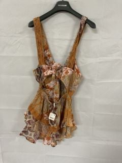 NATURE DESIGNED FLORAL DRESS - SIZE: XS - RRP: £148.00