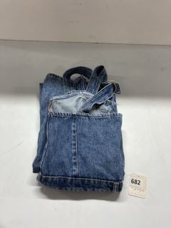 ROCKY BLUE DENIM OVERALLS - SIZE: 4 - RRP: £127.52