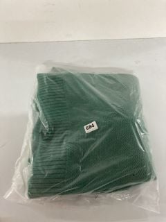 ALLI V NECK GREEN/VERT FLEECE - SIZE: L - RRP: £140.00