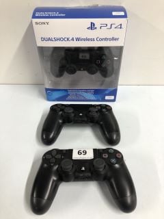 3 X SONY PLAYSTATION 5 DUALSHOCK 4 WIRELESS CONTROLLERS