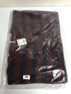 LINKS PULLOVER WINE/BORDS JUMPER - SIZE: S - RRP.£140