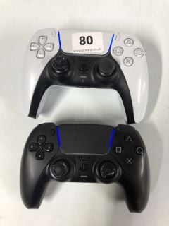 2 X SONY PLAYSTATION 5 DUAL SENSE WIRELESS CONTROLLERS