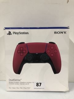 SONY PLAYSTATION 5 DUAL SENSE WIRELESS CONTROLLER - COSMIC RED