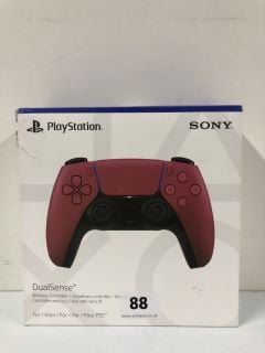 SONY PLAYSTATION 5 DUAL SENSE WIRELESS CONTROLLER - COSMIC RED