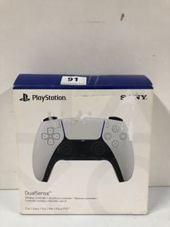 SONY PLAYSTATION 5 DUAL SENSE WIRELESS CONTROLLER - WHITE