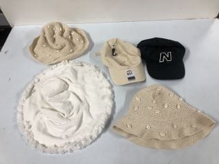 5 X HATS TO INC 47 CLEAN UP ADJUSTABLE CAP