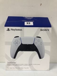 SONY PLAYSTATION 5 DUAL SENSE WIRELESS CONTROLLER - WHITE