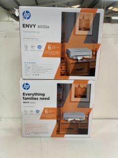 2X HP ENVY 6032E PRINTER