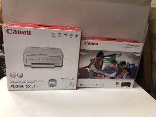 2X CANON PRINTERS INCL. CANON PIXMA TS3355 PRINTER