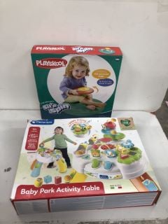 2X TOYS INCL. PLAYSKOOL SIT&SPIN