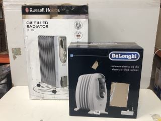 2X RADIATORS INCL. DELONGHI ELECTRIC OIL-FILLED RADIATOR