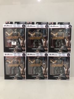 6 X GAME DIMENSIONS TEKKEN HEIHACHI FIGURES