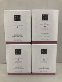 4 X RITUALS THE RITUAL OF SAKURA SCENTED CANDLES