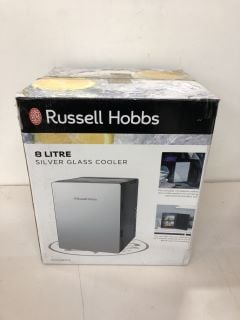 2X RUSSELL HOBBS ITEMS INCL. RUSSELL HOBBS 8L SILVER GLASS COOLER