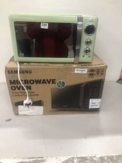 2X MICROWAVES INCL. SAMSUNG MICROWAVE OVEN